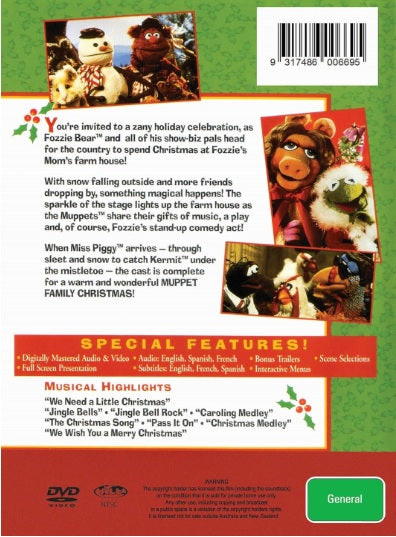 A Muppet Family Christmas (1987) on DVD