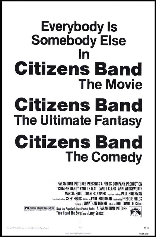 Citizens Band 1977 on DVD - classicmovielocator