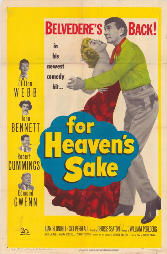 For Heaven's Sake 1950 on DVD - classicmovielocator