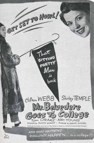 Mr. Belvedere Goes to College 1949 on DVD - classicmovielocator